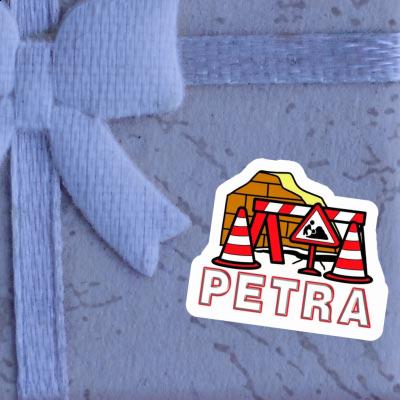 Autocollant Petra Construction de routes Notebook Image
