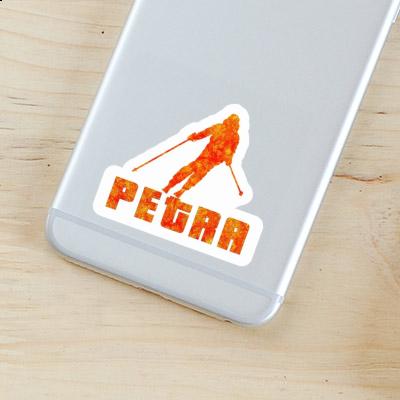 Skifahrerin Aufkleber Petra Gift package Image