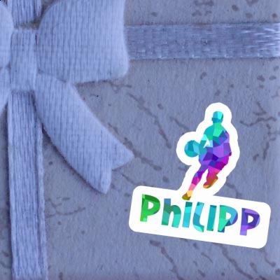 Sticker Basketball Player Philipp Notebook Sticker Basketball Player Philipp Notebook Image