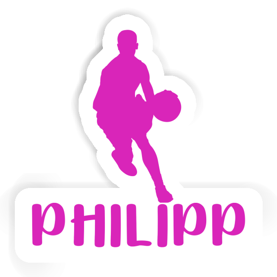 Autocollant Philipp Joueur de basket-ball Notebook Autocollant Philipp Joueur de basket-ball Notebook Image