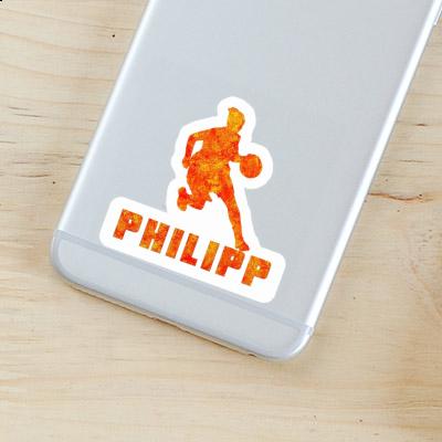 Autocollant Joueuse de basket-ball Philipp Notebook Autocollant Joueuse de basket-ball Philipp Gift package Image