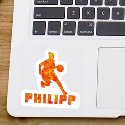 Autocollant Joueuse de basket-ball Philipp Laptop Image