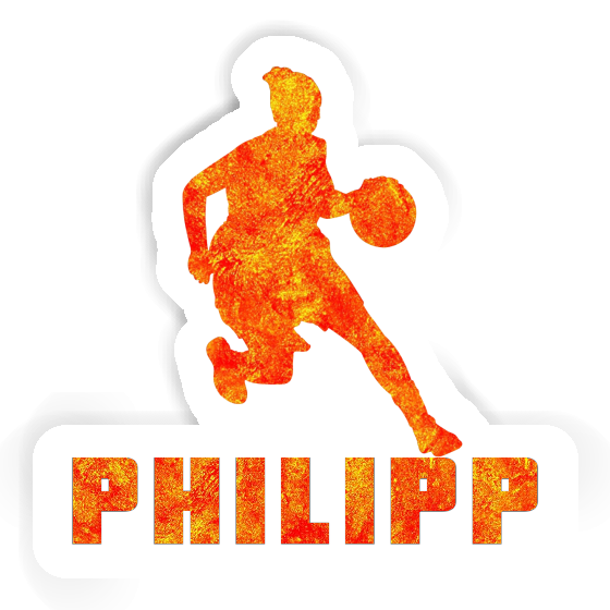 Autocollant Joueuse de basket-ball Philipp Notebook Autocollant Joueuse de basket-ball Philipp Gift package Image
