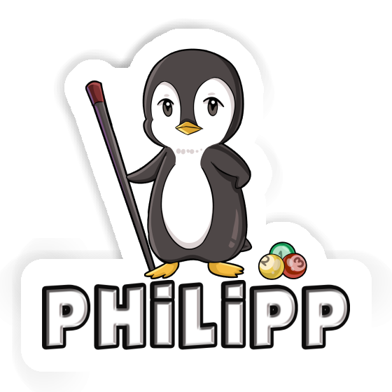 Autocollant Philipp Joueur de billard Notebook Autocollant Philipp Joueur de billard Notebook Image