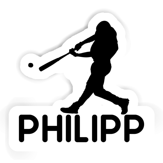 Philipp Sticker Baseballspieler Notebook Philipp Sticker Baseballspieler Gift package Image