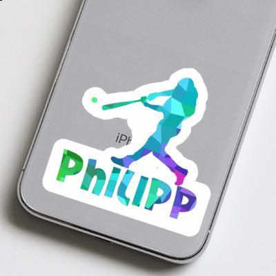 Autocollant Philipp Joueur de baseball Laptop Autocollant Philipp Joueur de baseball Laptop Image