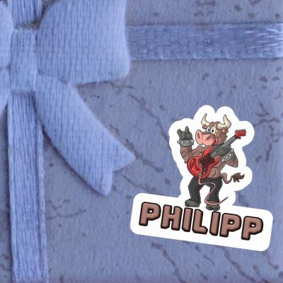 Autocollant Philipp Taureau rocker Notebook Autocollant Philipp Taureau rocker Notebook Image