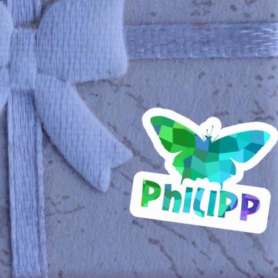 Autocollant Papillon Philipp Notebook Image