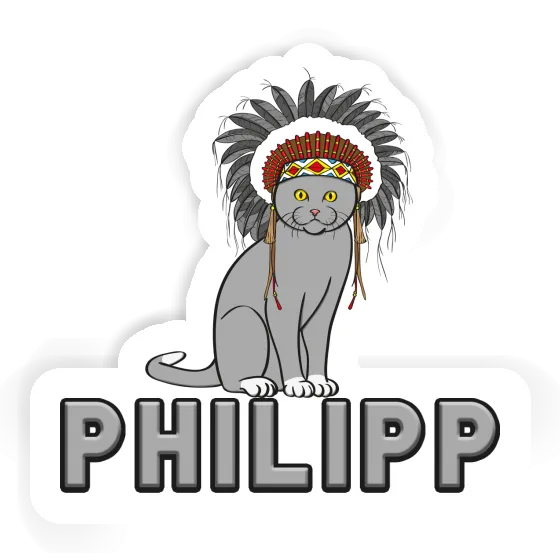 Autocollant Philipp Chat Laptop Autocollant Philipp Chat Laptop Image