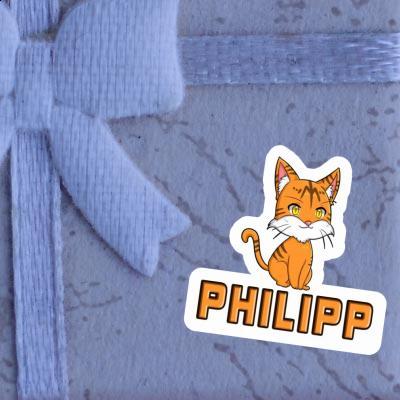 Sticker Philipp Cat Notebook Sticker Philipp Cat Notebook Image