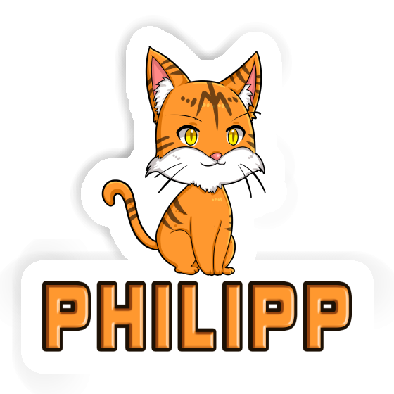 Chat Autocollant Philipp Laptop Image