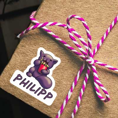 Aufkleber Philipp Katze Aufkleber Philipp Katze Image