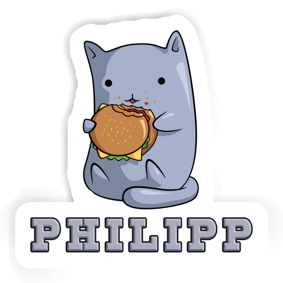 Aufkleber Philipp Hamburger-Katze Aufkleber Philipp Hamburger-Katze Image