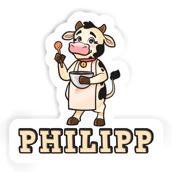Sticker Kuh Philipp Notebook Sticker Kuh Philipp Gift package Image