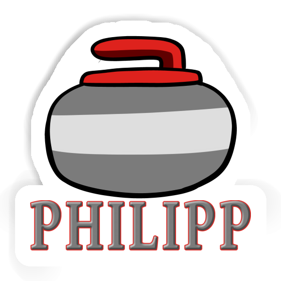 Philipp Autocollant Pierre de curling Philipp Autocollant Pierre de curling Image