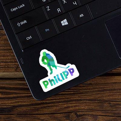 Sticker Philipp Eishockeyspieler Gift package Image