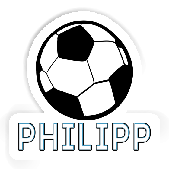 Ballon de foot Autocollant Philipp Image