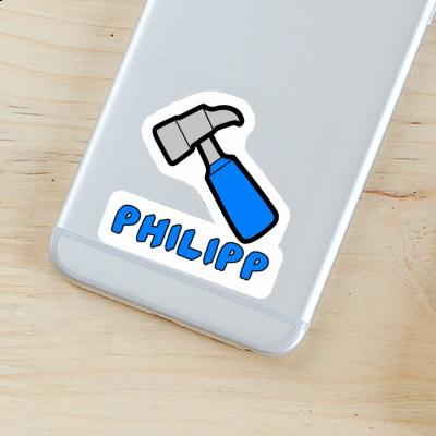 Philipp Aufkleber Hammer Notebook Image