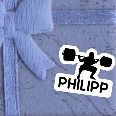 Gewichtheber Sticker Philipp Laptop Gewichtheber Sticker Philipp Laptop Image