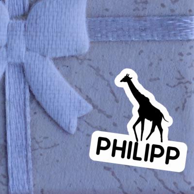 Giraffe Sticker Philipp Notebook Image