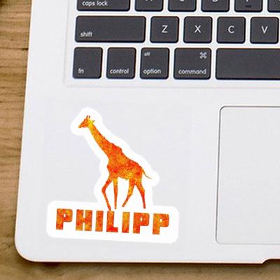 Aufkleber Giraffe Philipp Notebook Aufkleber Giraffe Philipp Gift package Image