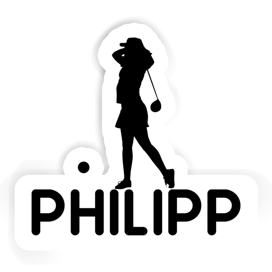 Aufkleber Golferin Philipp Notebook Aufkleber Golferin Philipp Gift package Image