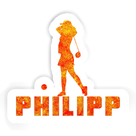 Philipp Autocollant Golfeuse Notebook Philipp Autocollant Golfeuse Gift package Image