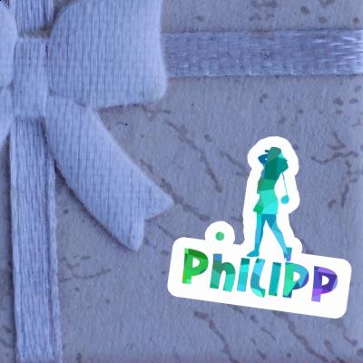 Sticker Golferin Philipp Notebook Sticker Golferin Philipp Gift package Image