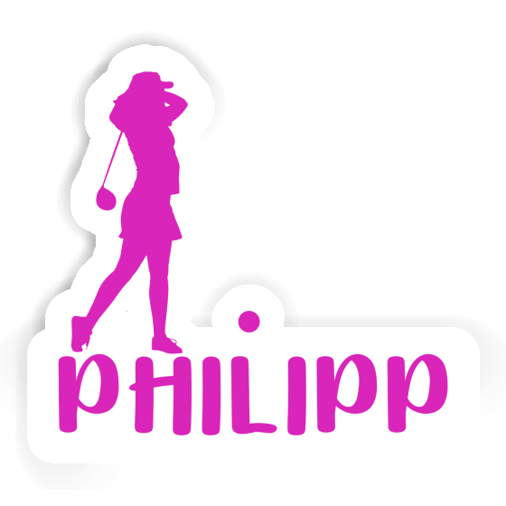 Sticker Golferin Philipp Laptop Sticker Golferin Philipp Laptop Image