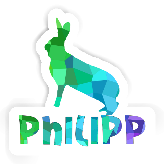 Philipp Autocollant Lapin Notebook Philipp Autocollant Lapin Gift package Image