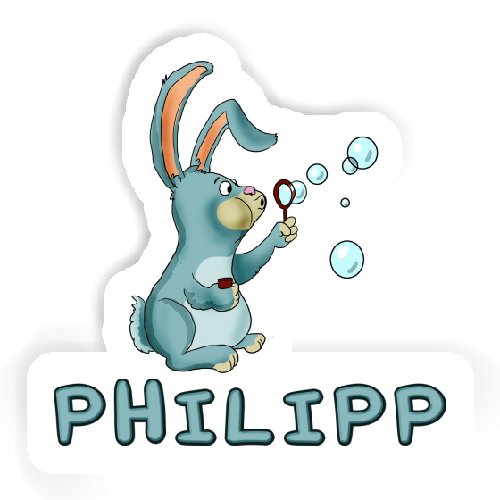 Autocollant Lapin Philipp Image