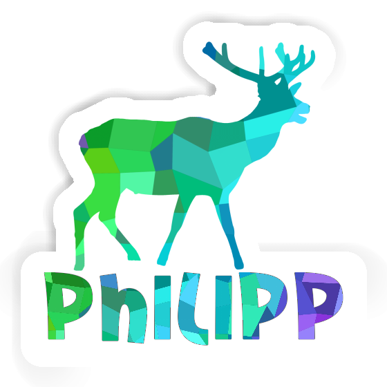 Philipp Sticker Hirsch Notebook Philipp Sticker Hirsch Gift package Image