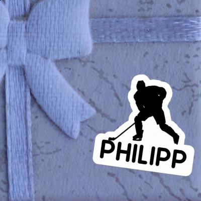 Joueur de hockey Autocollant Philipp Notebook Joueur de hockey Autocollant Philipp Gift package Image