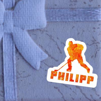 Autocollant Joueur de hockey Philipp Autocollant Joueur de hockey Philipp Image