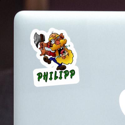 Philipp Aufkleber Holzfäller Laptop Philipp Aufkleber Holzfäller Laptop Image