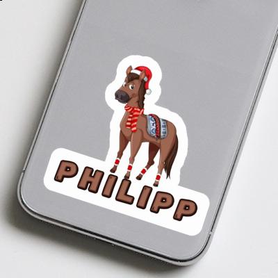 Weihnachtspferd Sticker Philipp Laptop Weihnachtspferd Sticker Philipp Laptop Image