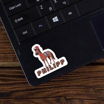 Weihnachtspferd Sticker Philipp Image