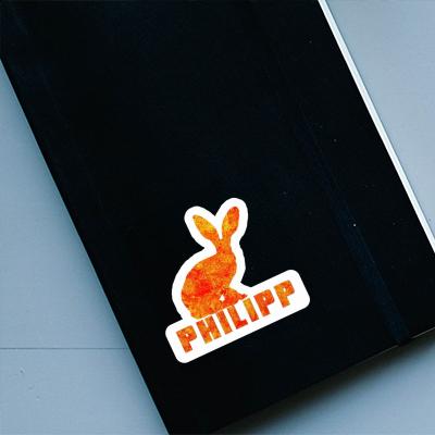 Philipp Autocollant Lapin Laptop Image
