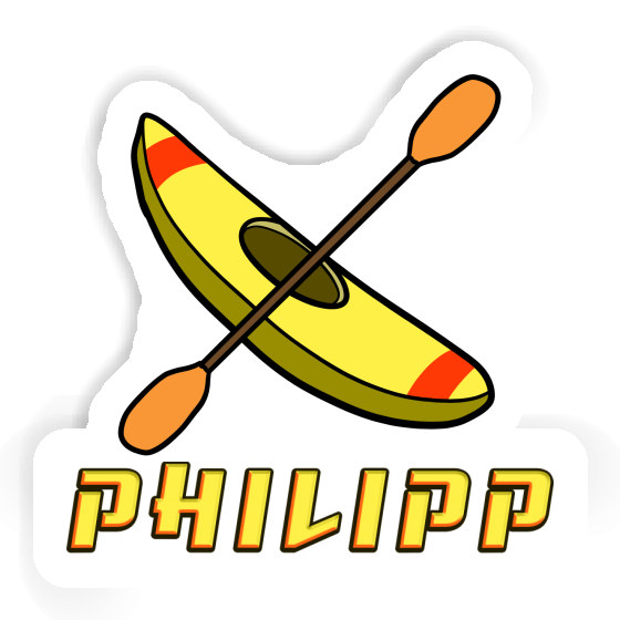 Philipp Autocollant Canoë Notebook Philipp Autocollant Canoë Gift package Image
