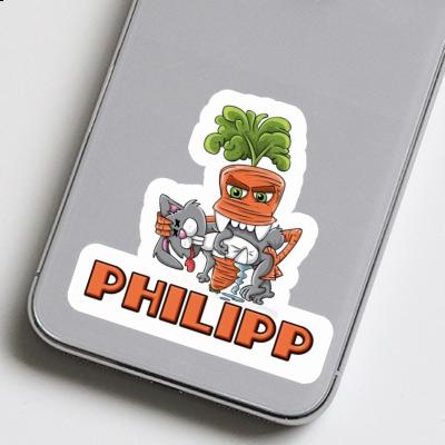 Sticker Monster Carrot Philipp Sticker Monster Carrot Philipp Image