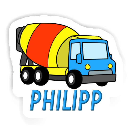 Philipp Sticker Mischer-LKW Laptop Philipp Sticker Mischer-LKW Laptop Image