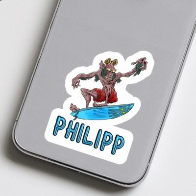 Philipp Autocollant Surfeur Notebook Philipp Autocollant Surfeur Gift package Image