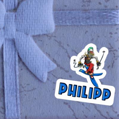 Autocollant Skieur Philipp Image