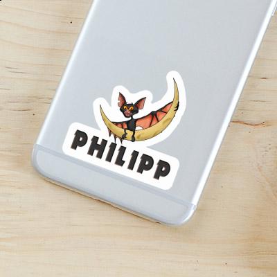 Fledermaus Aufkleber Philipp Notebook Fledermaus Aufkleber Philipp Notebook Image