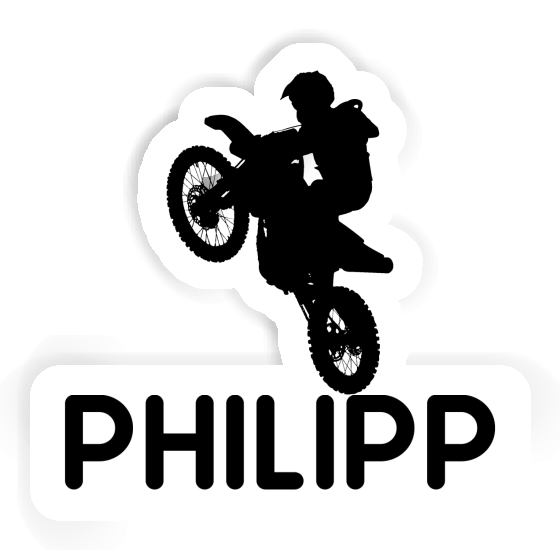 Philipp Aufkleber Motocross-Fahrer Laptop Philipp Aufkleber Motocross-Fahrer Laptop Image