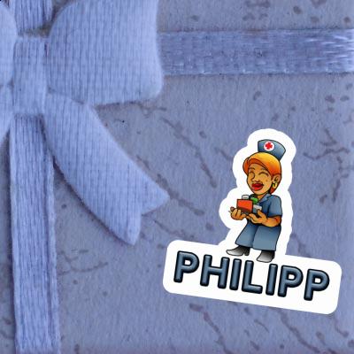 Infirmière Autocollant Philipp Laptop Image