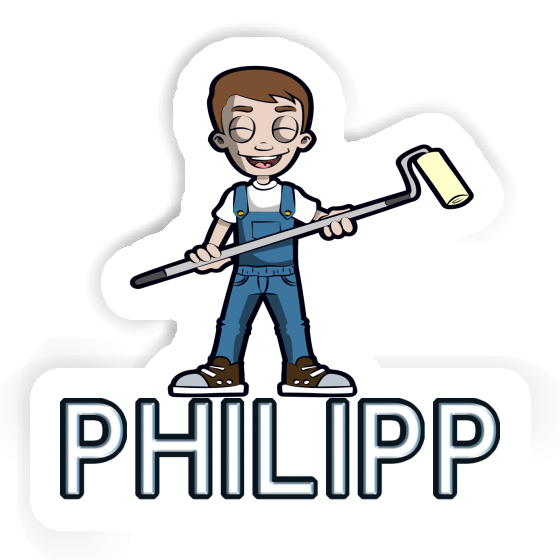 Sticker Maler Philipp Laptop Image