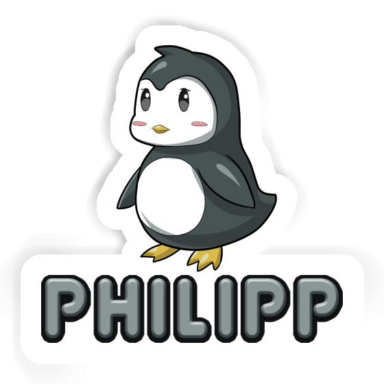Aufkleber Philipp Pinguin Notebook Aufkleber Philipp Pinguin Gift package Image