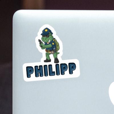 Philipp Autocollant Policier Philipp Autocollant Policier Image