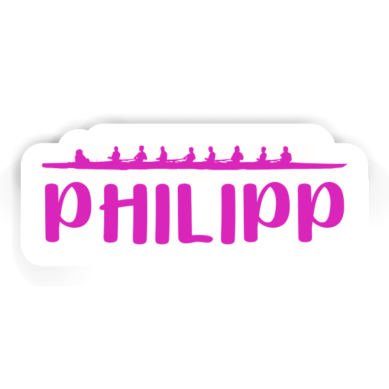 Bateau à rames Autocollant Philipp Notebook Bateau à rames Autocollant Philipp Gift package Image